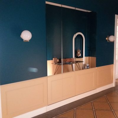 Armadio ingresso con specchi
